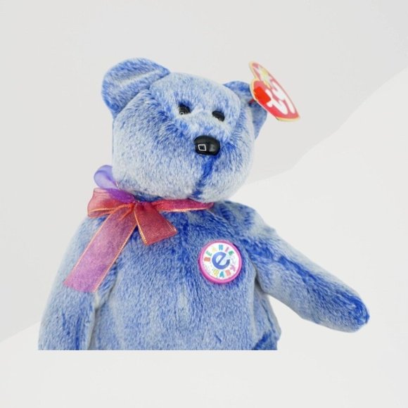 VINTAGE TY Beanie Baby "Periwinkle The Bear" 2000 Retired - Picture 2 of 7